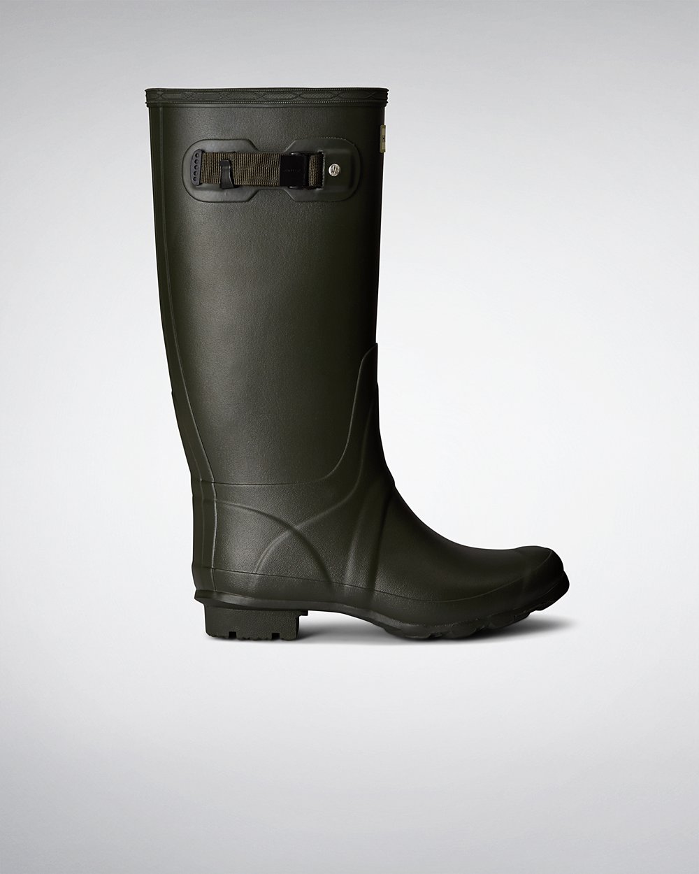 Womens Hunter Huntress Leg - Wide Fit Rain Boots Dark Olive - 9045-KMNJI